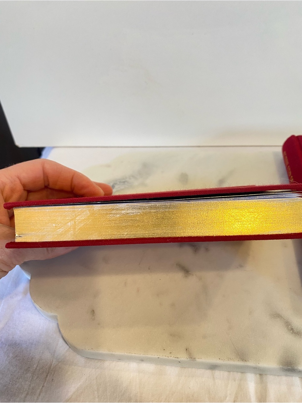 Collectors Library Set Of 2 Brontë Sisters Books Pocket Sized Red Fabric Bound - Picture 7 of 15